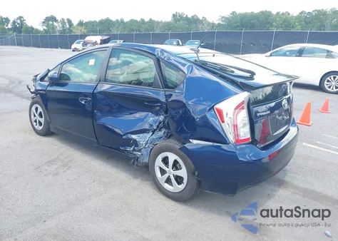 2015 Toyota Prius Three из США, поврежденный, VIN JTDKN3DU1F0461869